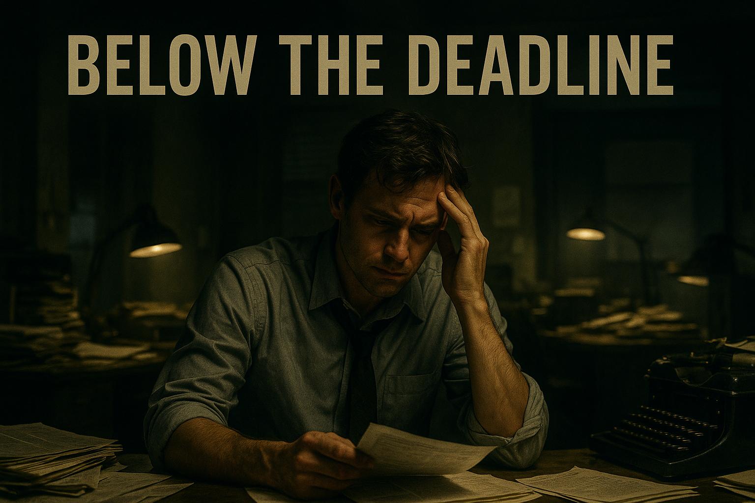När sanningen kostar mer än karriären – Below the Deadline recenserad