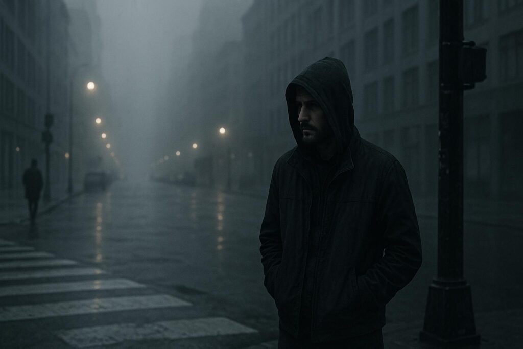 The Stranger – en tät katt-och-råtta-lek med tvetydiga masker
